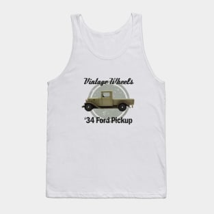 Vintage Wheels - '34 Ford Pickup Tank Top